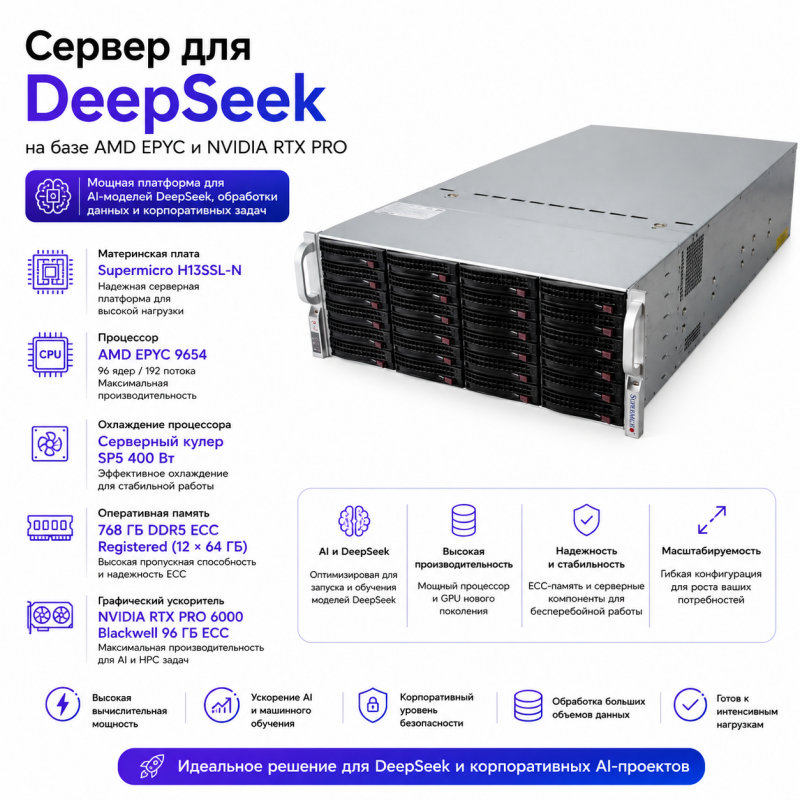 Локальный DeepSeek для бизнеса — корпоративная AI-платформа