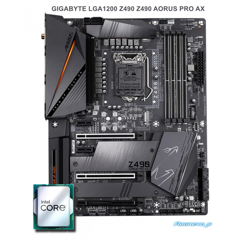 GIGABYTE Z490 AORUS PRO AX + i9-10850K