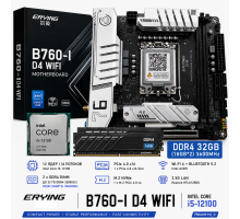 ERYING B760-i D4 Wi-Fi + Intel Core 12/13/ 14 + DDR4 32GB