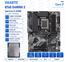Gigabyte B760 GAMING X + i7-12700K