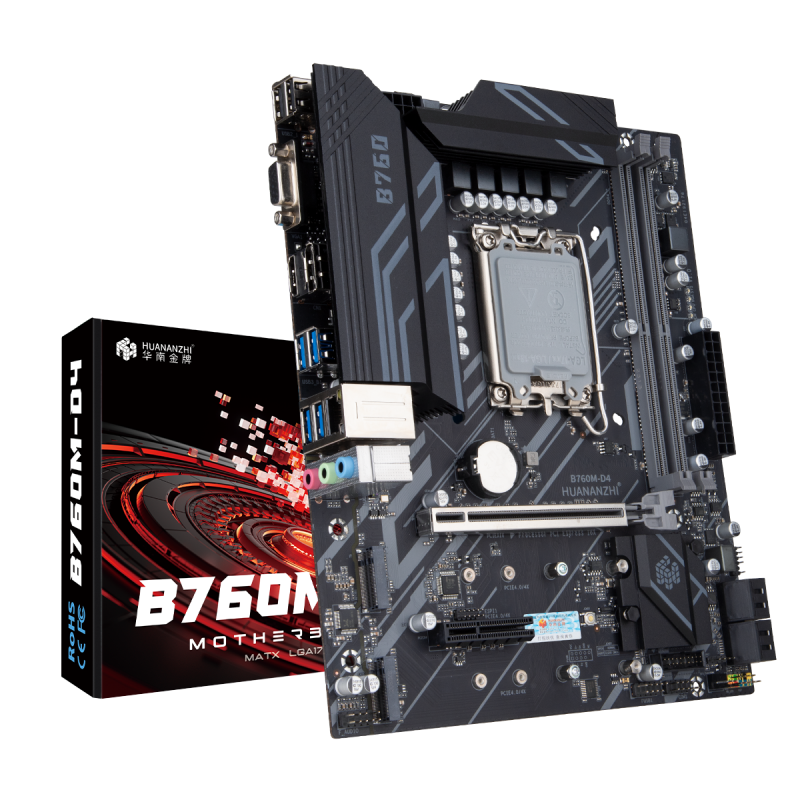 Huananzhi B760M-D4 (A/B) + i5 -12400