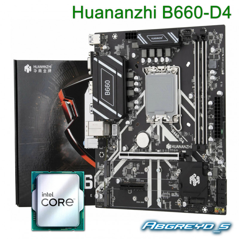 Huananzhi B660-D4 + i5-12400