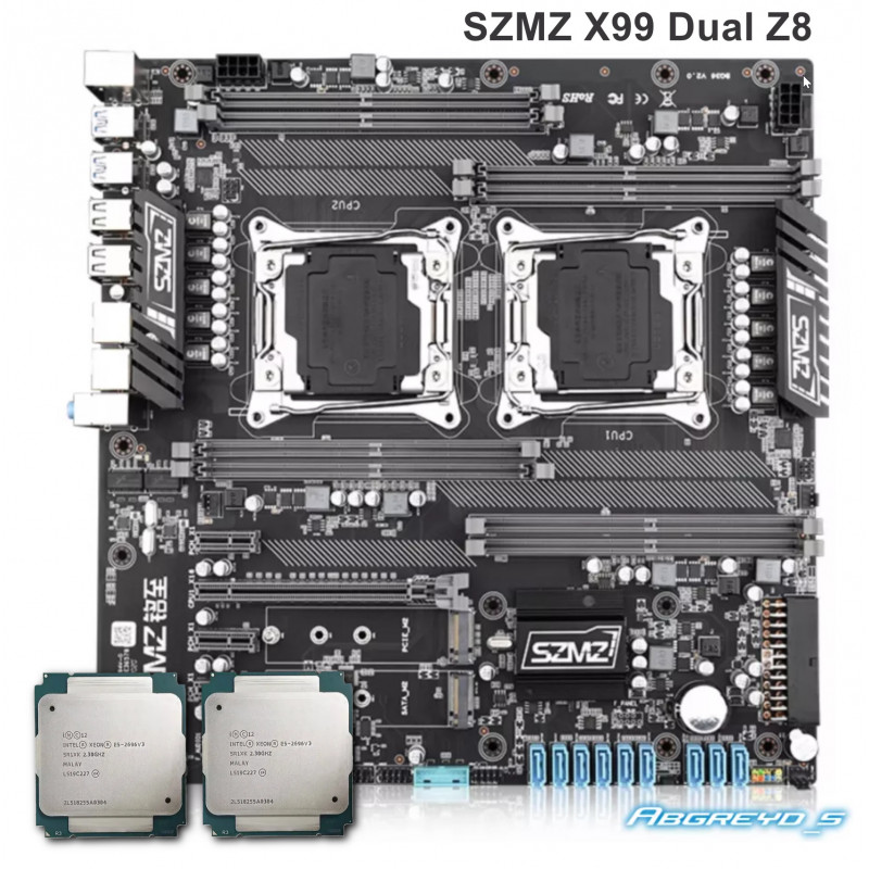 SZMZ X99 Dual Z8 + 2* E5-2696 v3