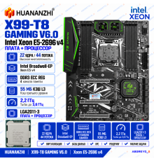 Huananzhi X99-T8 GAMING V6.0 + E5-2696 v4