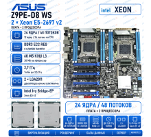 ASUS Z9PE-D8 WS + 2* E5-2697 v2