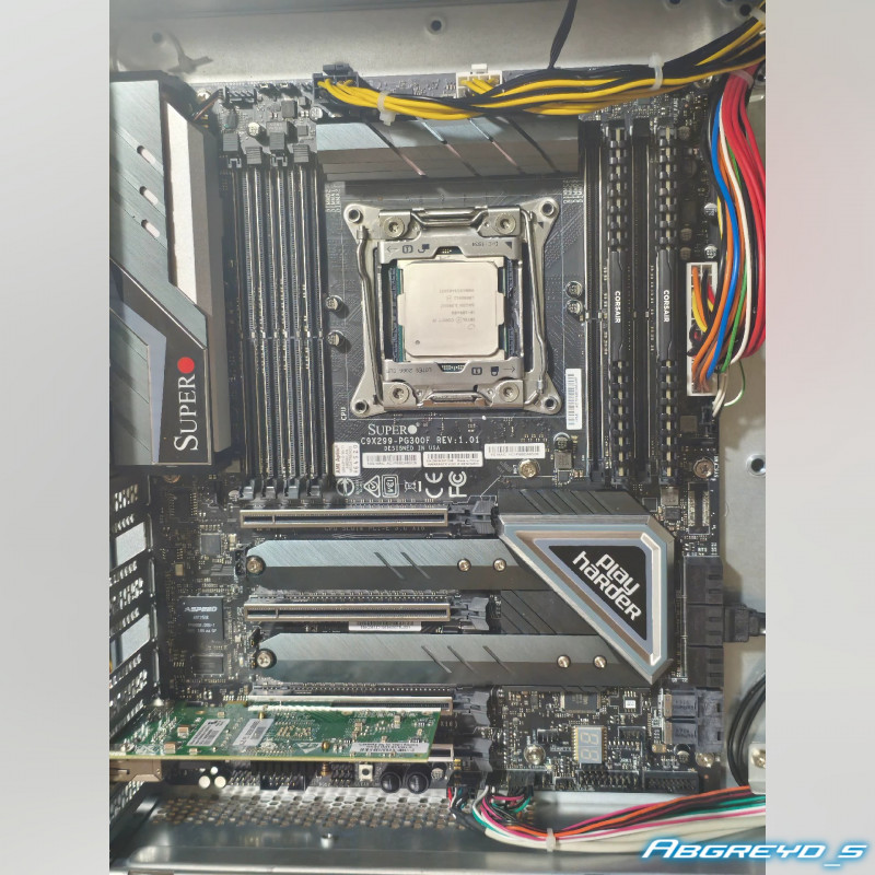 Supermicro C9X299-PG300F + i9-10980XE