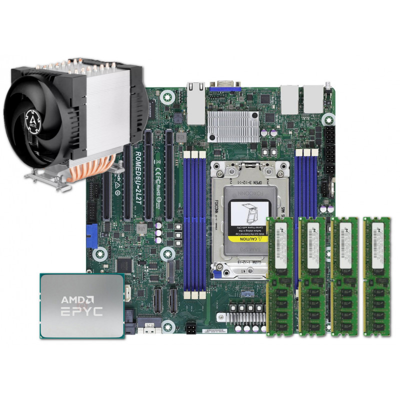 ASRock ROMED6U-2L2T + AMD EPYC 7C13