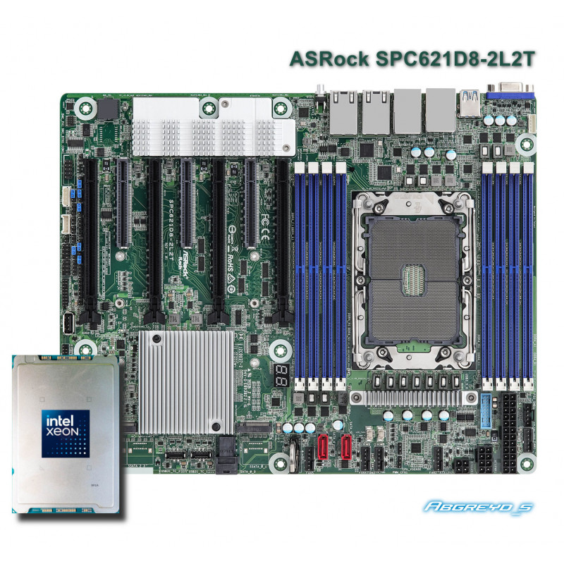 ASRock SPC621D8-2L2T + Xeon Gold 6336Y (ES)