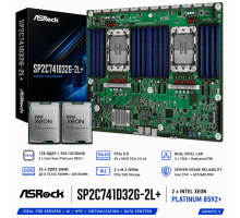 ASRock SP2C741D32G-2L(+) + 2* Intel Xeon Platinum 8592+