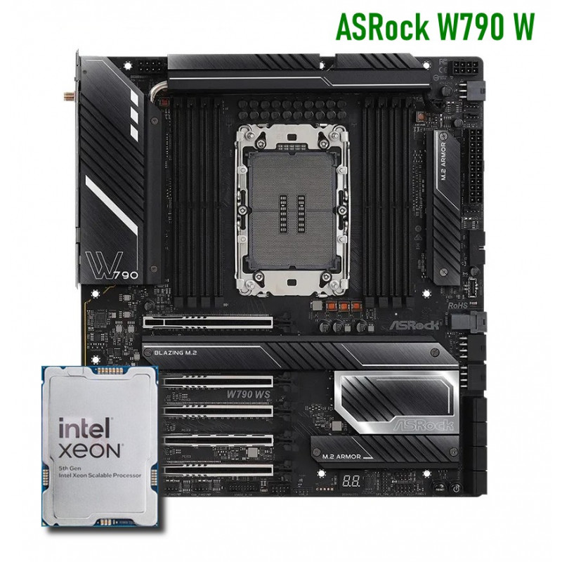 ASRock W790 W + w9-3595X
