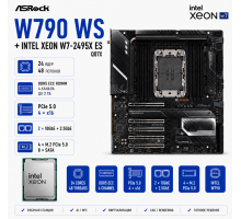 ASRock W790 WS + Intel Xeon w7-2495X ES Q07X 24C/48T