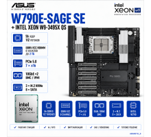 ASUS Pro WS W790E-SAGE SE + Intel Xeon w9-3495X QS 56 ядер / 112 потоков