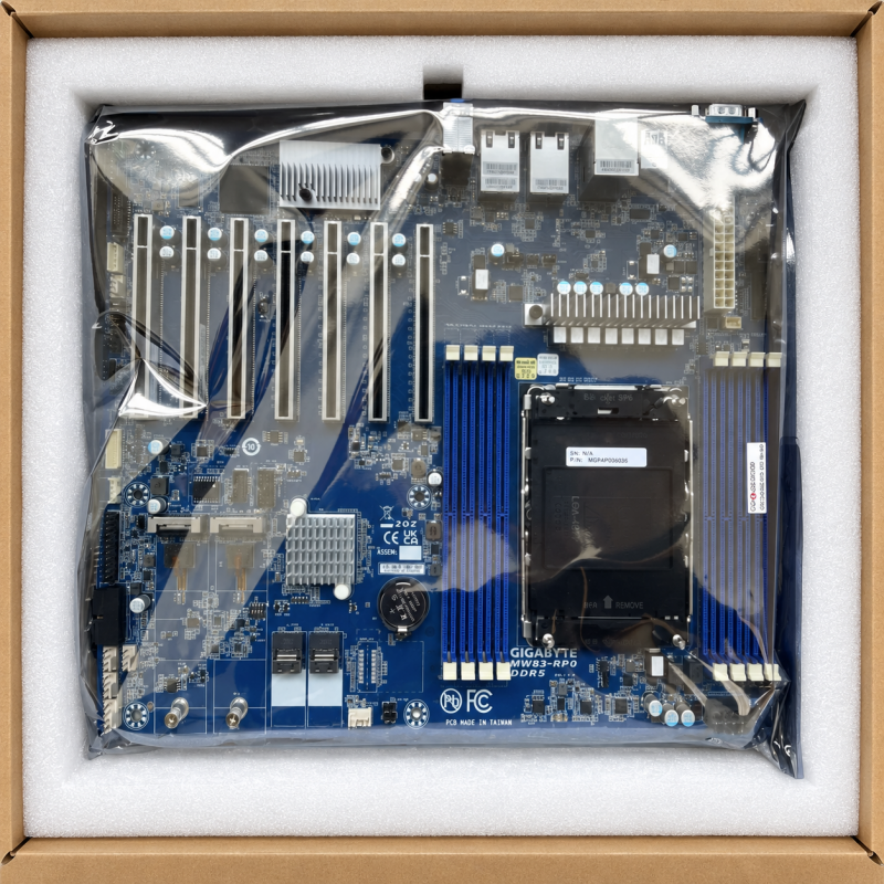 GIGABYTE MW83-RP0 Intel W790 LGA4677 DDR5 PCIe 5.0 10GbE