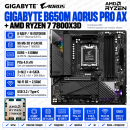 GIGABYTE B650M AORUS PRO AX + AMD Ryzen 7 7800X3D