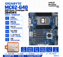 GIGABYTE MC62-G40 + AMD Ryzen Threadripper PRO 3945WX
