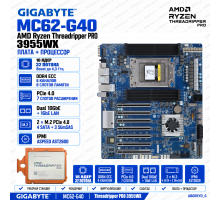 GIGABYTE MC62-G40 + AMD Ryzen Threadripper PRO 3955WX