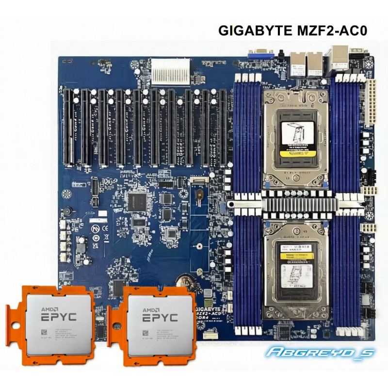 GIGABYTE MZF2-AC0 + 2*AMD EPYC 7763