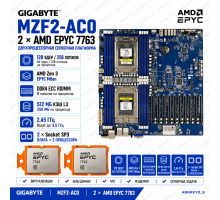 GIGABYTE MZF2-AC0 + 2*AMD EPYC 7763
