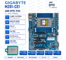 Gigabyte MZ01-CE1 + AMD EPYC 7F52
