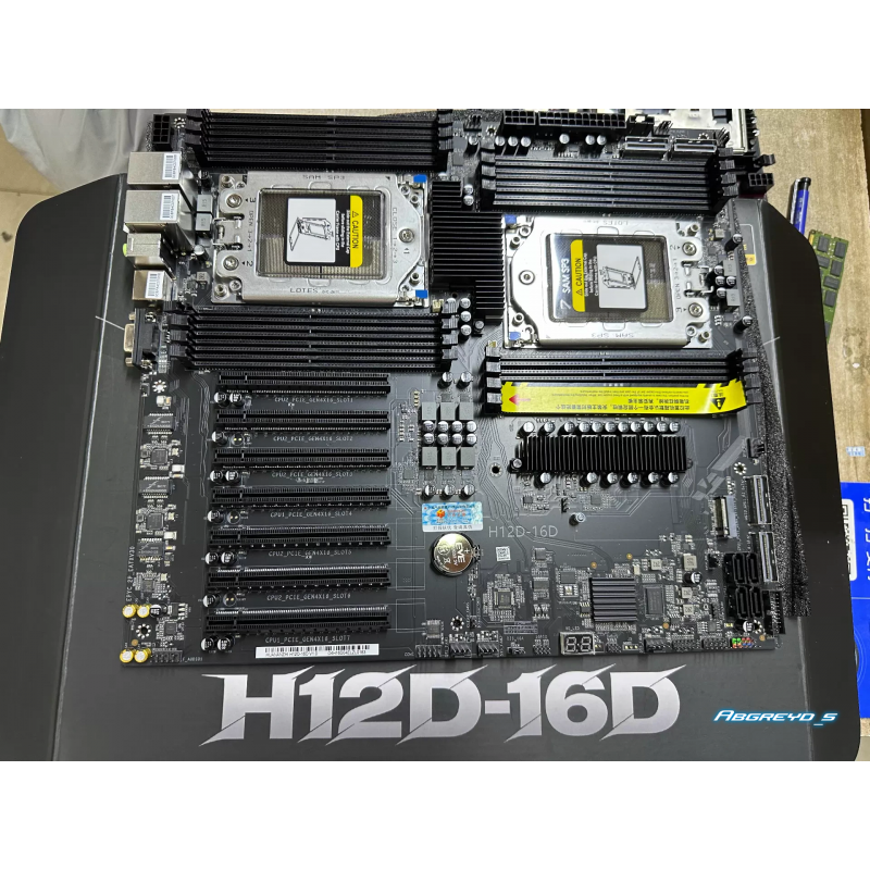 HUANANZHI H12D-16D + 2 × AMD EPYC 7R13, 96 ядер, 192 потока