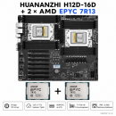 HUANANZHI H12D-16D + 2 × AMD EPYC 7R13, 96 ядер, 192 потока