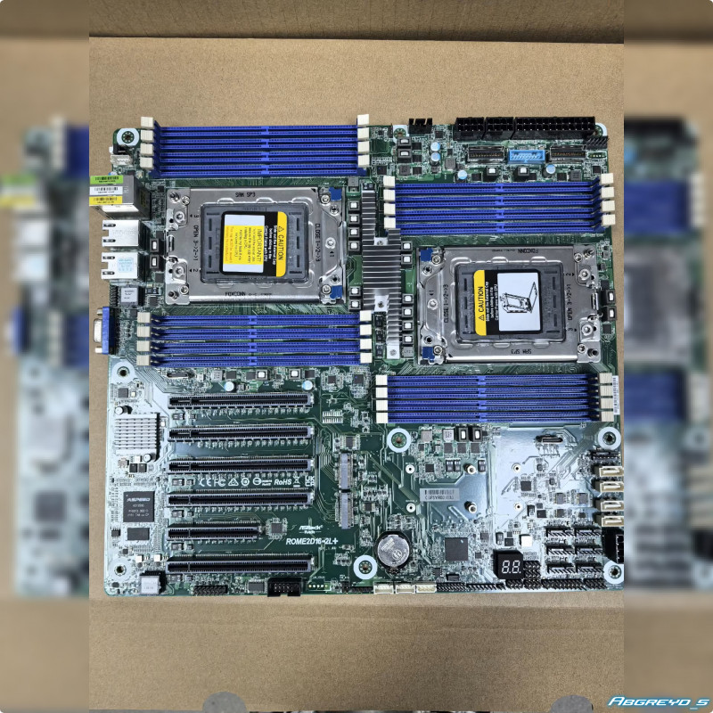 ASRock ROME2D16-2T + 2* AMD EPYC 75F3