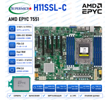 Supermicro H11SSL-C + AMD EPYC 7551