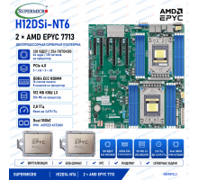 Supermicro H12DSi-NT6 + 2*AMD EPYC 7713