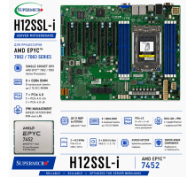 Supermicro H12SSL- I + AMD EPYC 7452