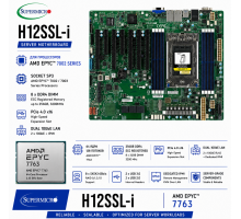 Supermicro H12SSL- i + AMD EPYC 7763 + DDR4 256GB