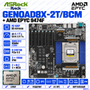 ASRock Rack GENOAD8X-2T/BCM + AMD EPYC 9474F, 48 ядер / 96 потоков