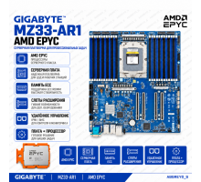 GIGABYTE MZ33-AR1 + AMD EPYC 9555 (ES)