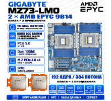 Gigabyte MZ73-LM0 + 2* AMD EPYC 9B14