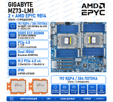 Gigabyte MZ73-LM1 + 2* AMD EPYC 9B14
