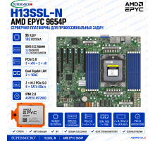 Supermicro H13SSL-N + AMD EPYC 9654P