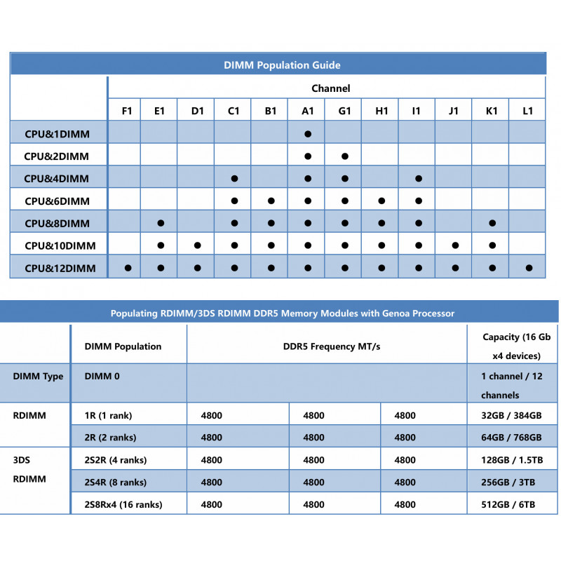 T2SEEP + AMD EPYC 9654 + DDR5 384GB