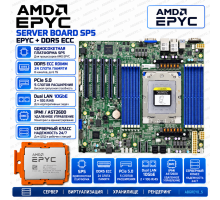 T2SEEP + AMD EPYC 9334 (QS) + DDR5 384GB