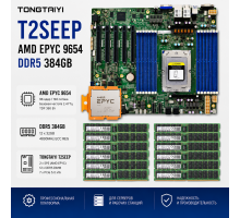 T2SEEP + AMD EPYC 9654 + DDR5 384GB