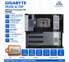 Gigabyte TRX50 AI TOP + AMD Threadripper PRO 9965WX