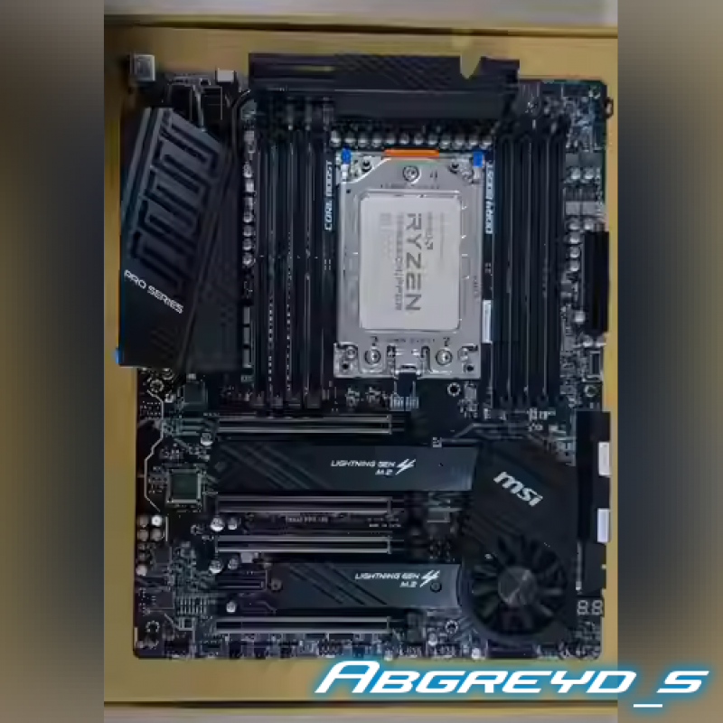 MSI TRX40 PRO WIFI + AMD Ryzen Threadripper 3990X