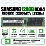 Samsung DDR4 128GB 3200 MT/s REG ECC (2S2Rx4)
