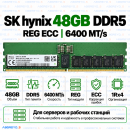 SK hynix DDR5 48GB 6400 MT/s REG ECC (1Rx4)