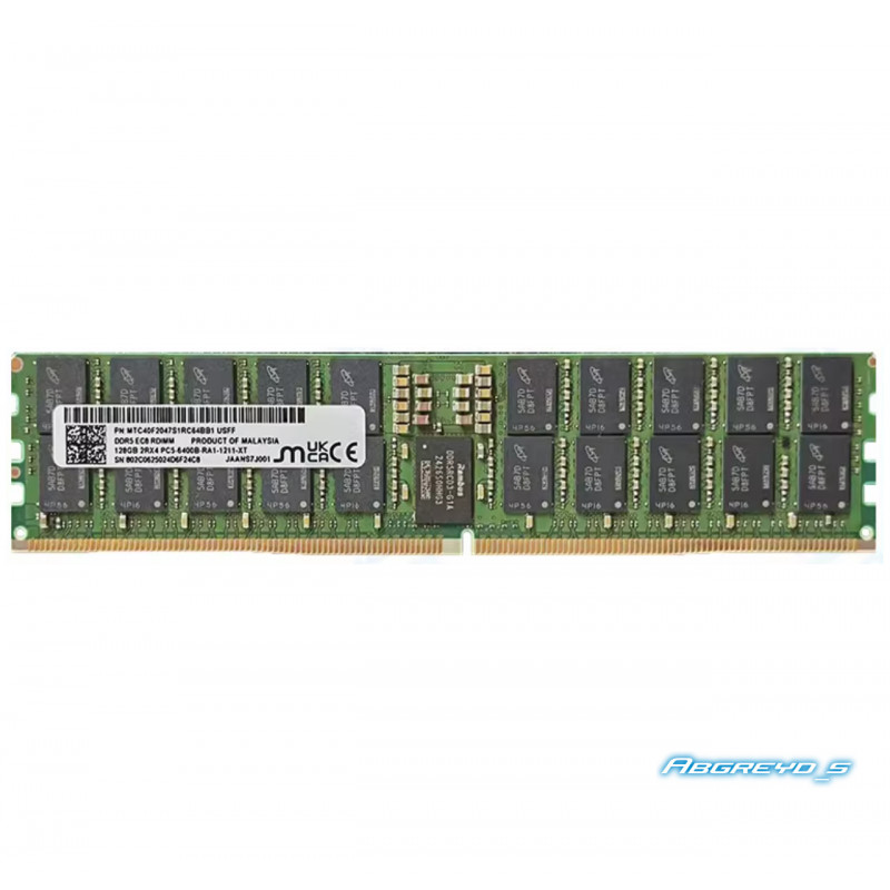 Micron DDR5 128GB 6400 MT/s REG ECC (2Rx4)