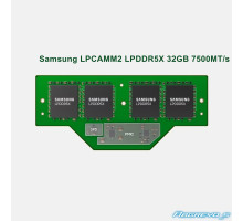 Samsung LPCAMM2 LPDDR5X 32GB 7500 MT/s