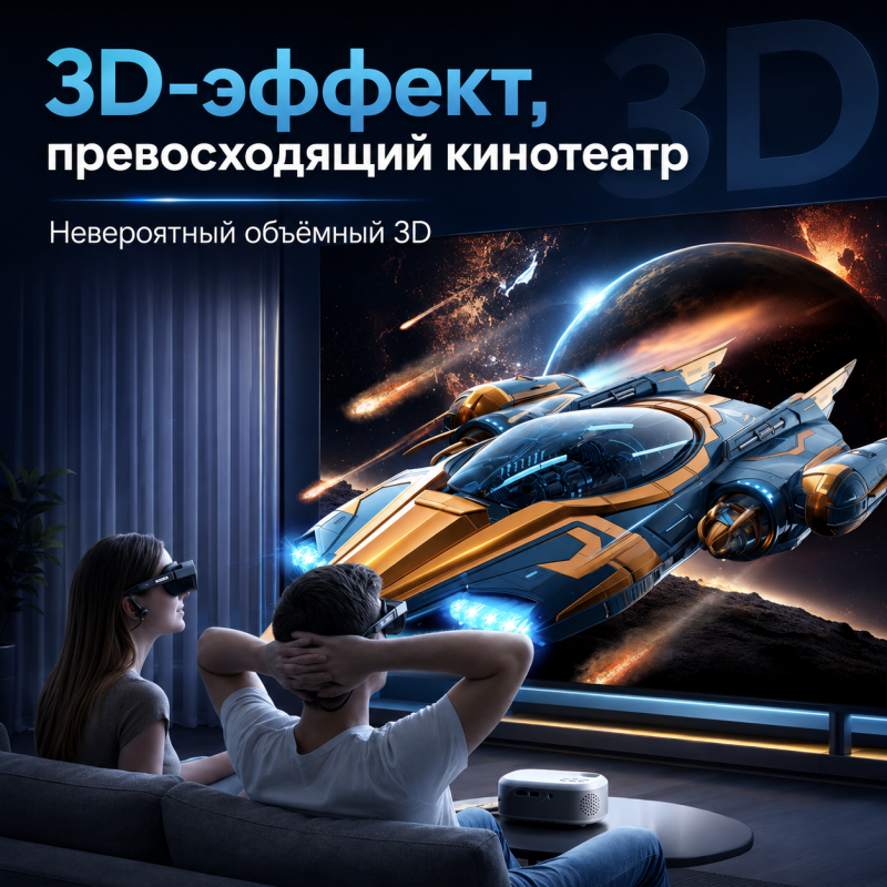 Умные 3D-видеоочки EMESE V60 с Android-блоком управления 2/32 ГБ