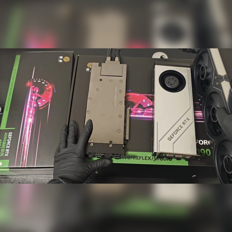 NVIDIA RTX 4090 48GB Liquid Cooled