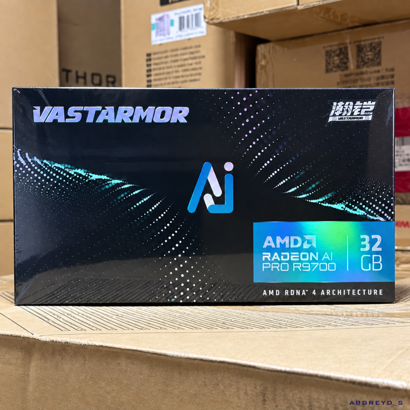 VASTARMOR AMD Radeon AI PRO R9700 32 ГБ GDDR6