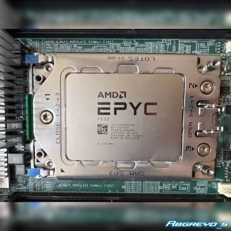 Supermicro H11DSi + 2* AMD EPYC 7532
