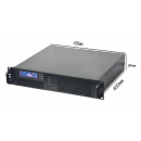 Серверный корпус DX-239 2U Rackmount ATX с ЖК-экраном