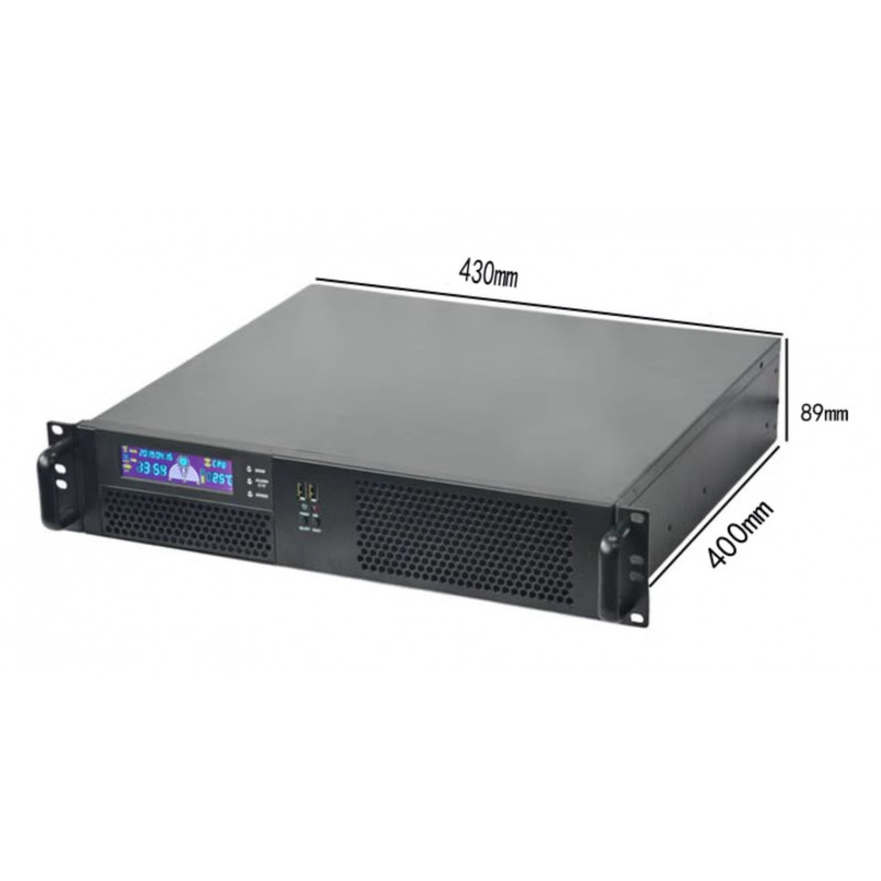 Серверный корпус DX-239 2U Rackmount ATX с ЖК-экраном